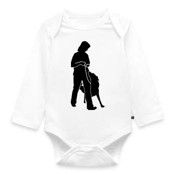 Bei Fuss - Baby Bio-Langarm-Body - Weiß - Vorne