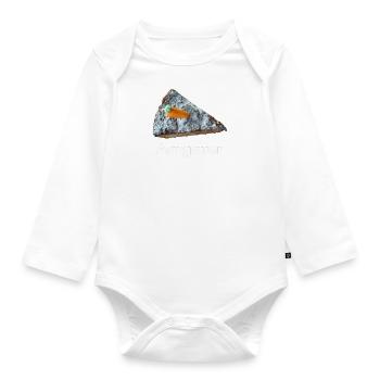 Aargauer - Baby Bio-Langarm-Body - Weiß - Vorne