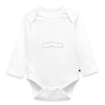Christian Faith Godfidence - Organic Longsleeve Baby Bodysuit - white - Front