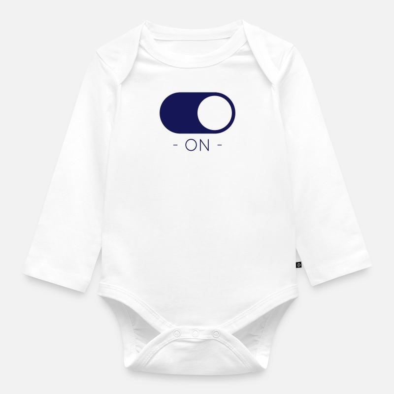 ON - Baby Bio-Langarm-Body - Weiß