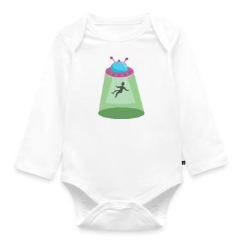 OVNI - Body Bébé bio manches longues - blanc - Devant