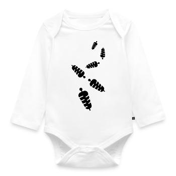 Sandwich icon icon - Organic Longsleeve Baby Bodysuit - white - Front