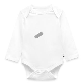 Handzeichen - Baby Bio-Langarm-Body - Weiß - Vorne