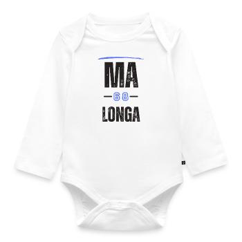 Mannheim 68 Longa - Baby Bio-Langarm-Body - Weiß - Vorne