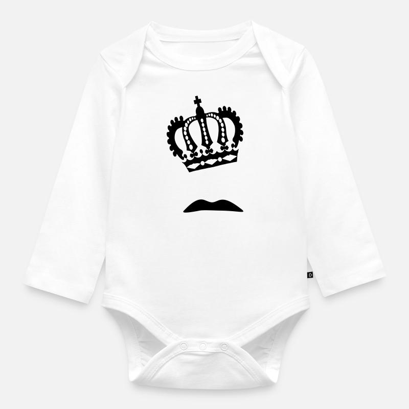 Königin Rhapsodie - Baby Bio-Langarm-Body - Weiß