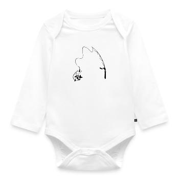 Rute & Hecht - Baby Bio-Langarm-Body - Weiß - Vorne
