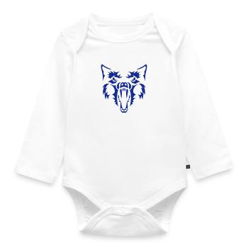 Wolf Werwolf Werwolf 3 - Baby Bio-Langarm-Body - Weiß - Vorne