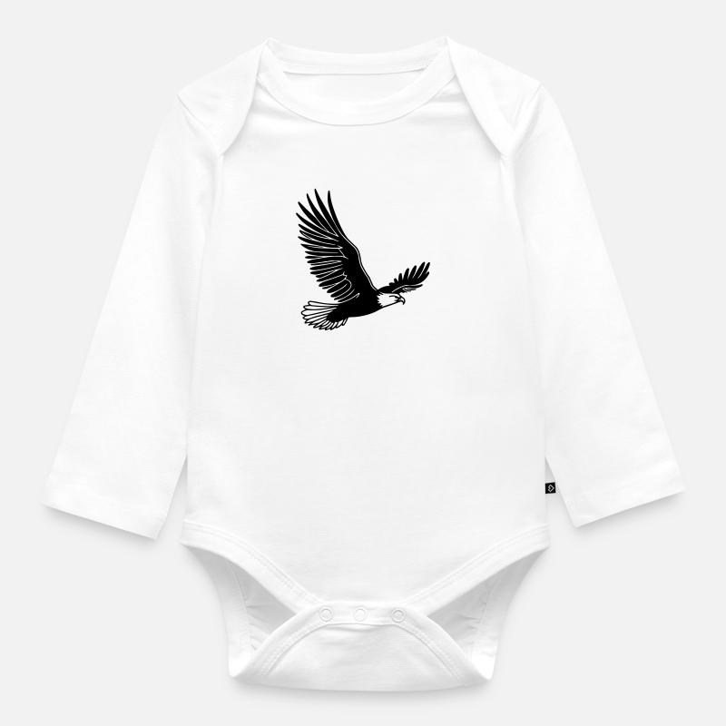 Aigle - Body Bébé bio manches longues - blanc