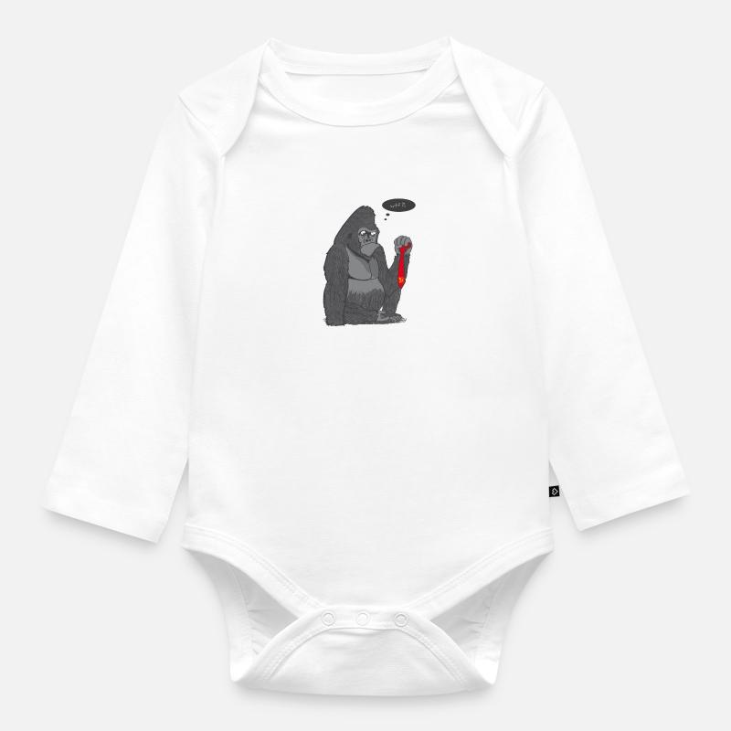 DK?? - Body Bébé bio manches longues - blanc