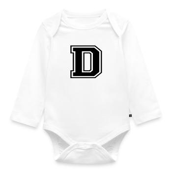 D - Baby Bio-Langarm-Body - Weiß - Vorne