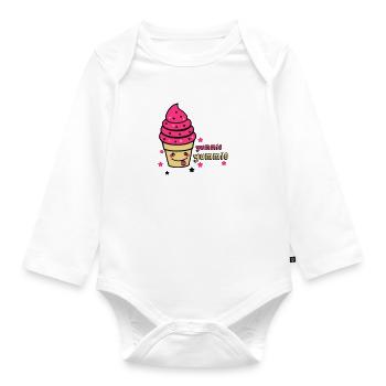 yummie yummie - Baby Bio-Langarm-Body - Weiß - Vorne