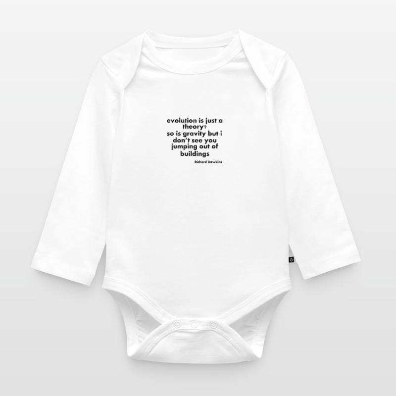 citations d'évolution Body Bébé bio manches longues