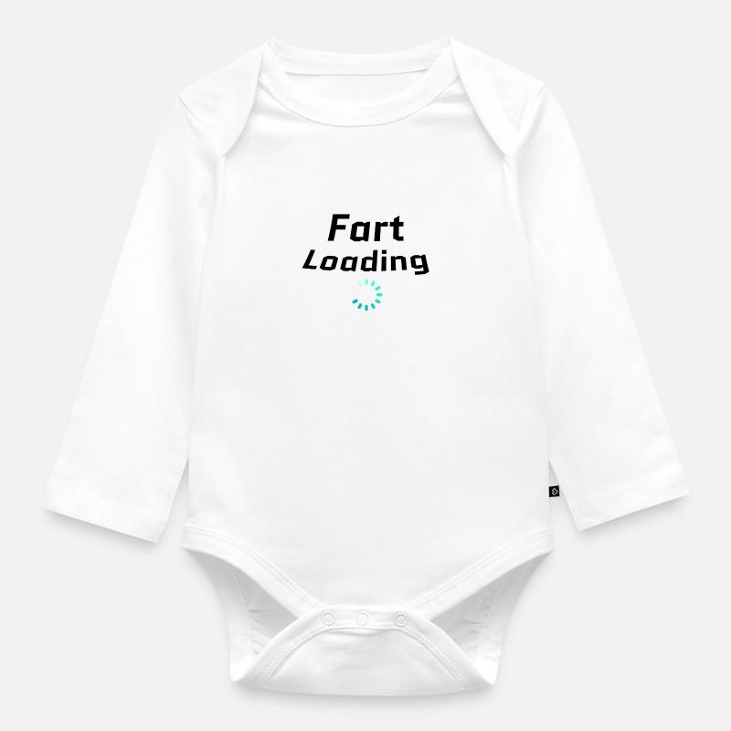 Fart loading - Baby Bio-Langarm-Body - Weiß