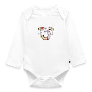 Illustration Tatoo - Organic Longsleeve Baby Bodysuit - white - Front