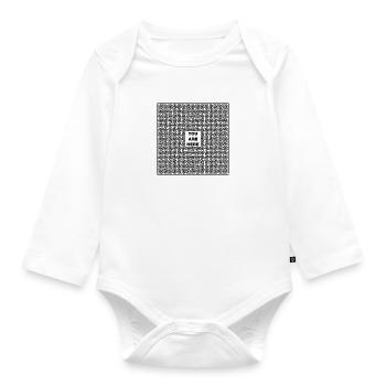 Labyrinth You Are Here - Baby Bio-Langarm-Body - Weiß - Vorne