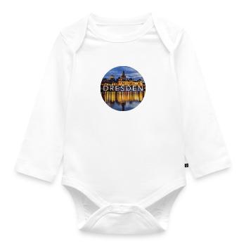 Dresden - Organic Longsleeve Baby Bodysuit - white - Front