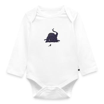 Raoul Bishop - Organic Longsleeve Baby Bodysuit - white - Front