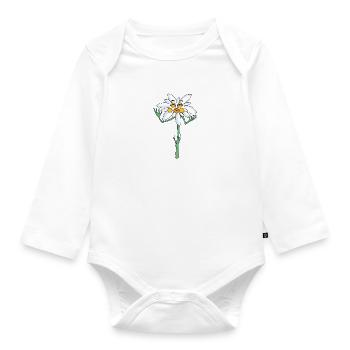 Edelweiss - Baby Bio-Langarm-Body - Weiß - Vorne