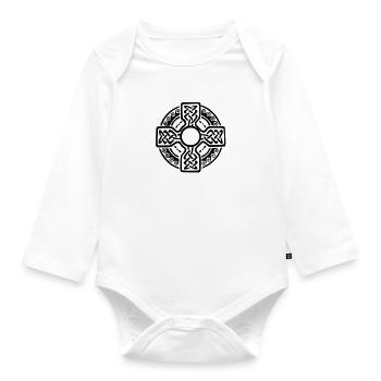 Celt - Organic Longsleeve Baby Bodysuit - white - Front