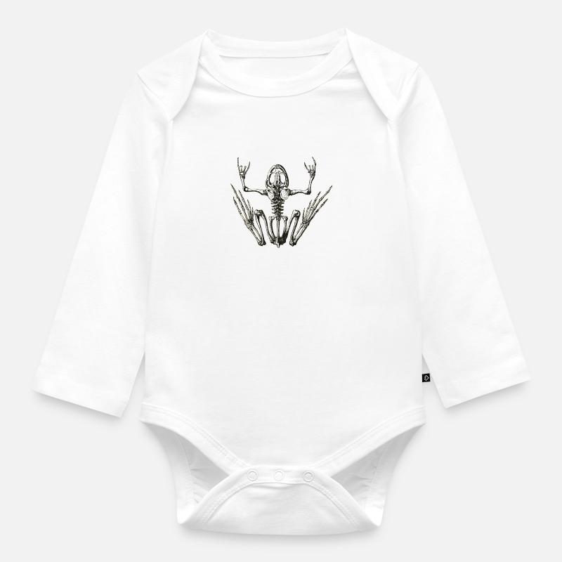 rockfrog - Baby Bio-Langarm-Body - Weiß