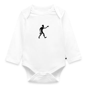 Zombie Walk - Baby Bio-Langarm-Body - Weiß - Vorne