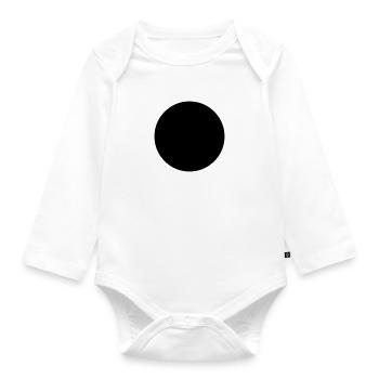 circle dot 4 your design - Baby Bio-Langarm-Body - Weiß - Vorne