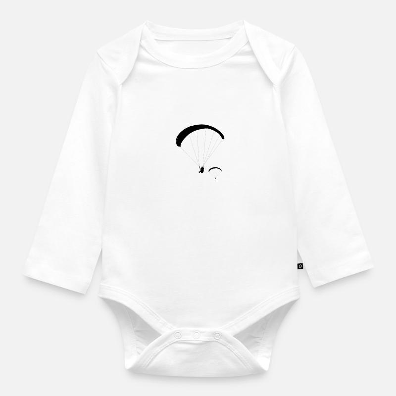 zwei gleiter - Baby Bio-Langarm-Body - Weiß