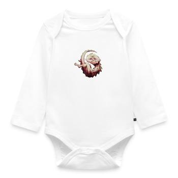 Dragonfedus - Organic Longsleeve Baby Bodysuit - white - Front