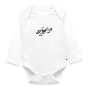 Aachen the city - Organic Longsleeve Baby Bodysuit - white - Front