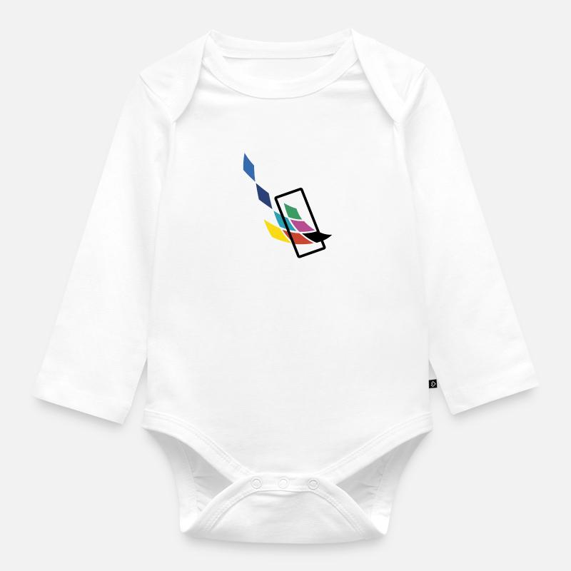 Info - Baby Bio-Langarm-Body - Weiß