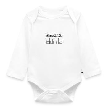 GAMING ELITE - Gaming - Baby Bio-Langarm-Body - Weiß - Vorne