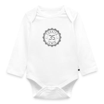 Izmir - Organic Longsleeve Baby Bodysuit - white - Front