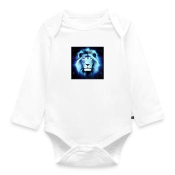 SURREAL LION 7 - Organic Longsleeve Baby Bodysuit - white - Front