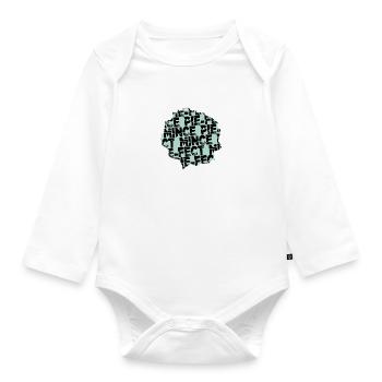 Dinosaur Lover Beards Bodybuilding Gift Cool - Organic Longsleeve Baby Bodysuit - white - Front