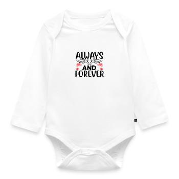 Always And Forever - Baby Bio-Langarm-Body - Weiß - Vorne