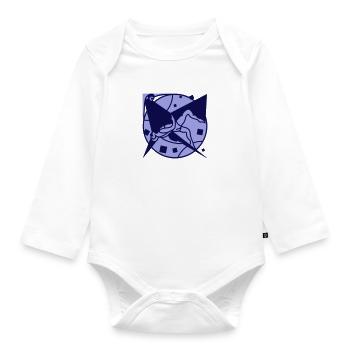 Nimm mich mit. Schutz und Rettung in Einsamkeit - Baby Bio-Langarm-Body - Weiß - Vorne