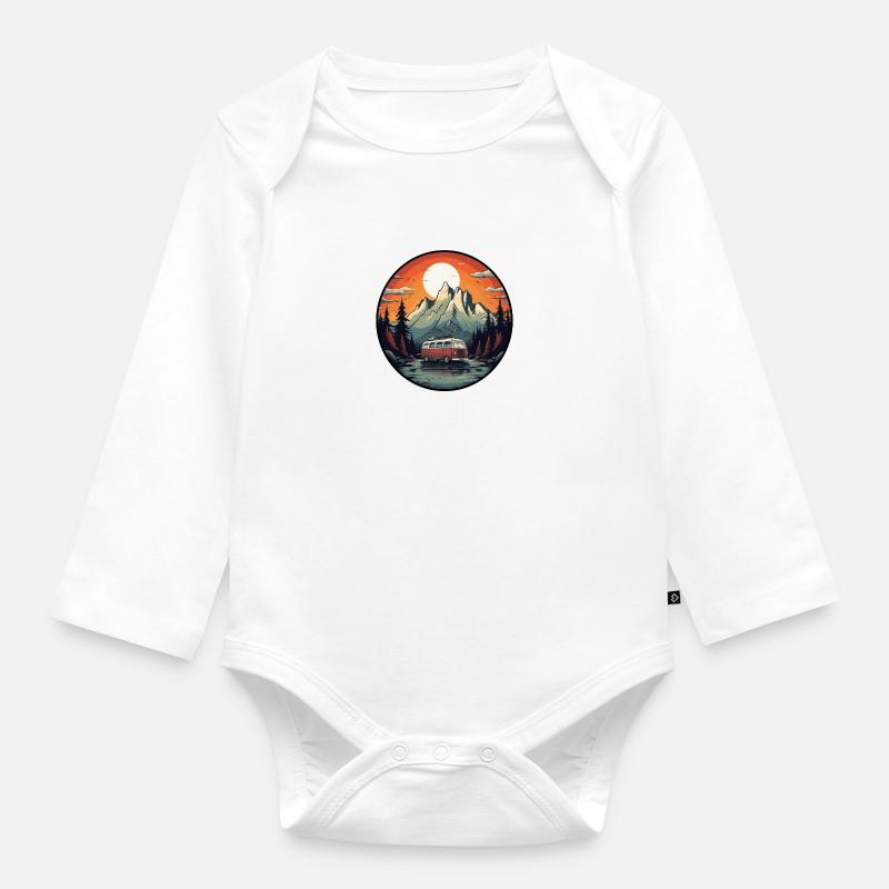 Vie en vanité - Body Bébé bio manches longues - blanc