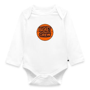 BASKET CREW - Organic Longsleeve Baby Bodysuit - white - Front
