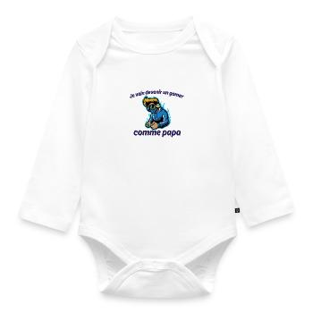 Future Gamer - Body Bébé bio manches longues - blanc - Devant