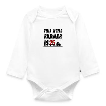 Bauer - Baby Bio-Langarm-Body - Weiß - Vorne