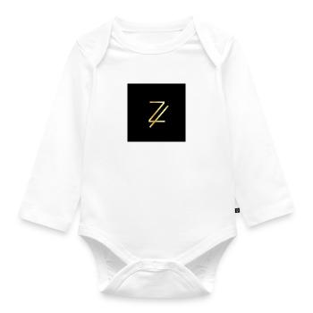 vêtements personnalisés - Body Bébé bio manches longues - blanc - Devant