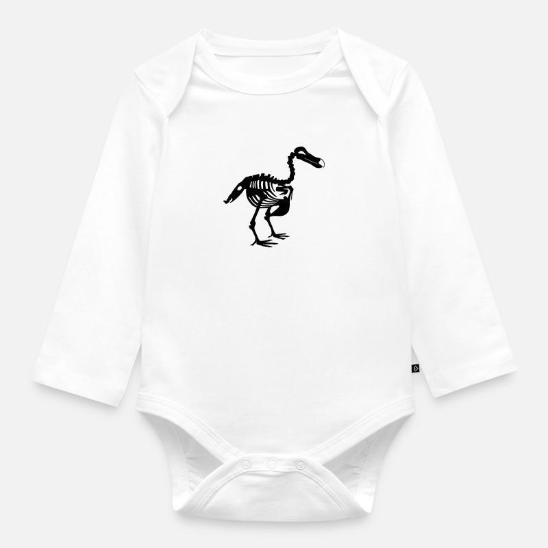 Dodo - Body Bébé bio manches longues - blanc