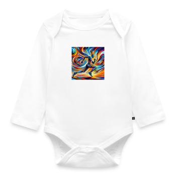 Bishop 2 - Organic Longsleeve Baby Bodysuit - white - Front