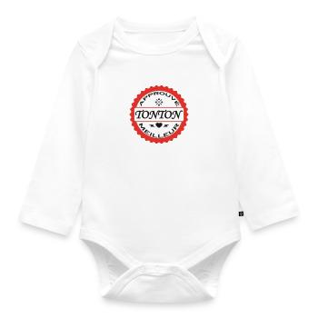 Approved Best UNCLE - Organic Longsleeve Baby Bodysuit - white - Front