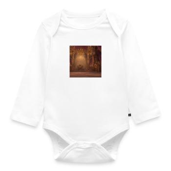 Middle Ages - Organic Longsleeve Baby Bodysuit - white - Front
