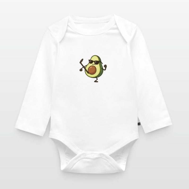 avocado karate Baby Bio-Langarm-Body