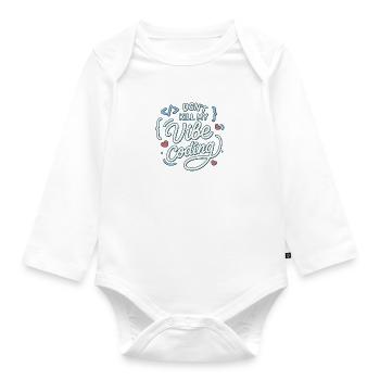 Vibe coding - Organic Longsleeve Baby Bodysuit - white - Front
