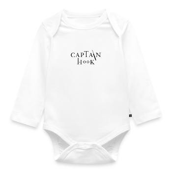 Captain Hook [Turnier wählen] - Baby Bio-Langarm-Body - Weiß - Vorne