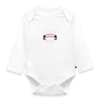 Graphiste cadeau humour - Body Bébé bio manches longues - blanc - Devant