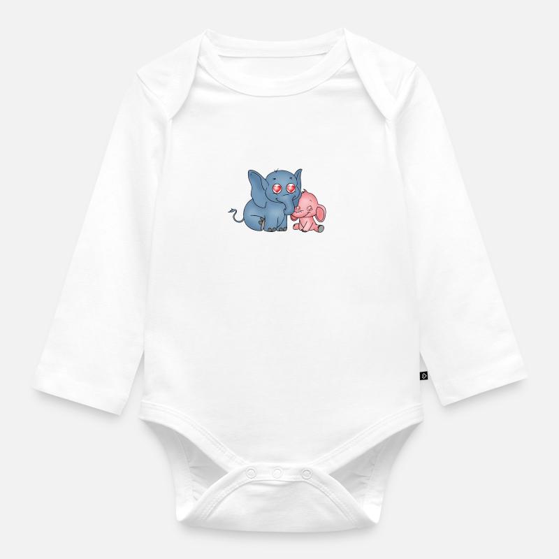 Ich Bin Der Große Bruder - Baby Bio-Langarm-Body - Weiß